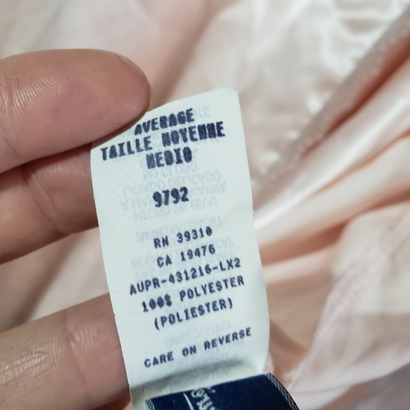 Rare vintage pink Colesce Couture two piece négligée set slip dressing gown - Picture 8 of 15